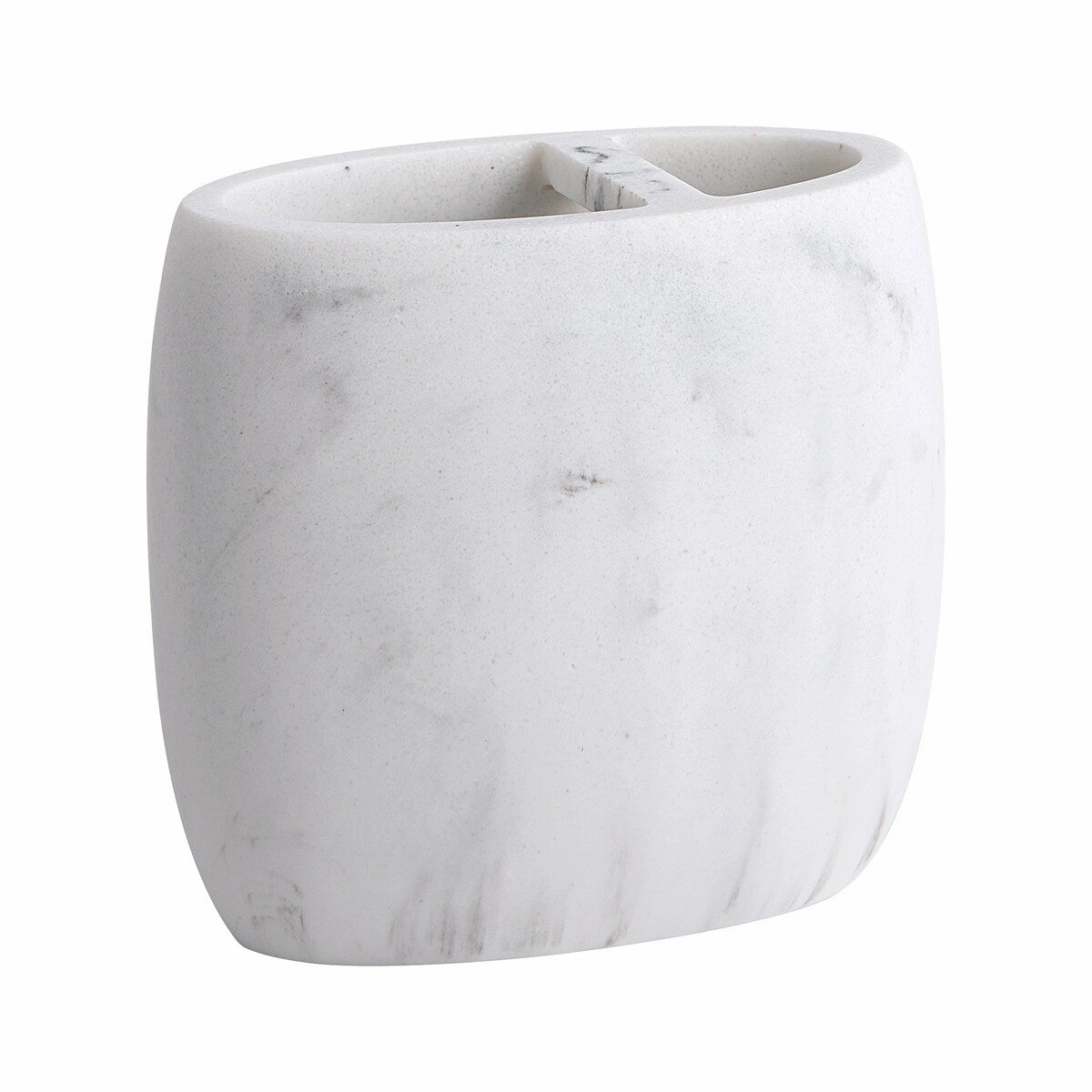 Legends Resin Toothbrush Holder - White/Black Marble - Toothbrush Holder toothbrush holder,bathroom cup,bathroom organizer