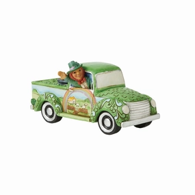 Leprechaun in Green Truck figurines,decorative figurines,home accents