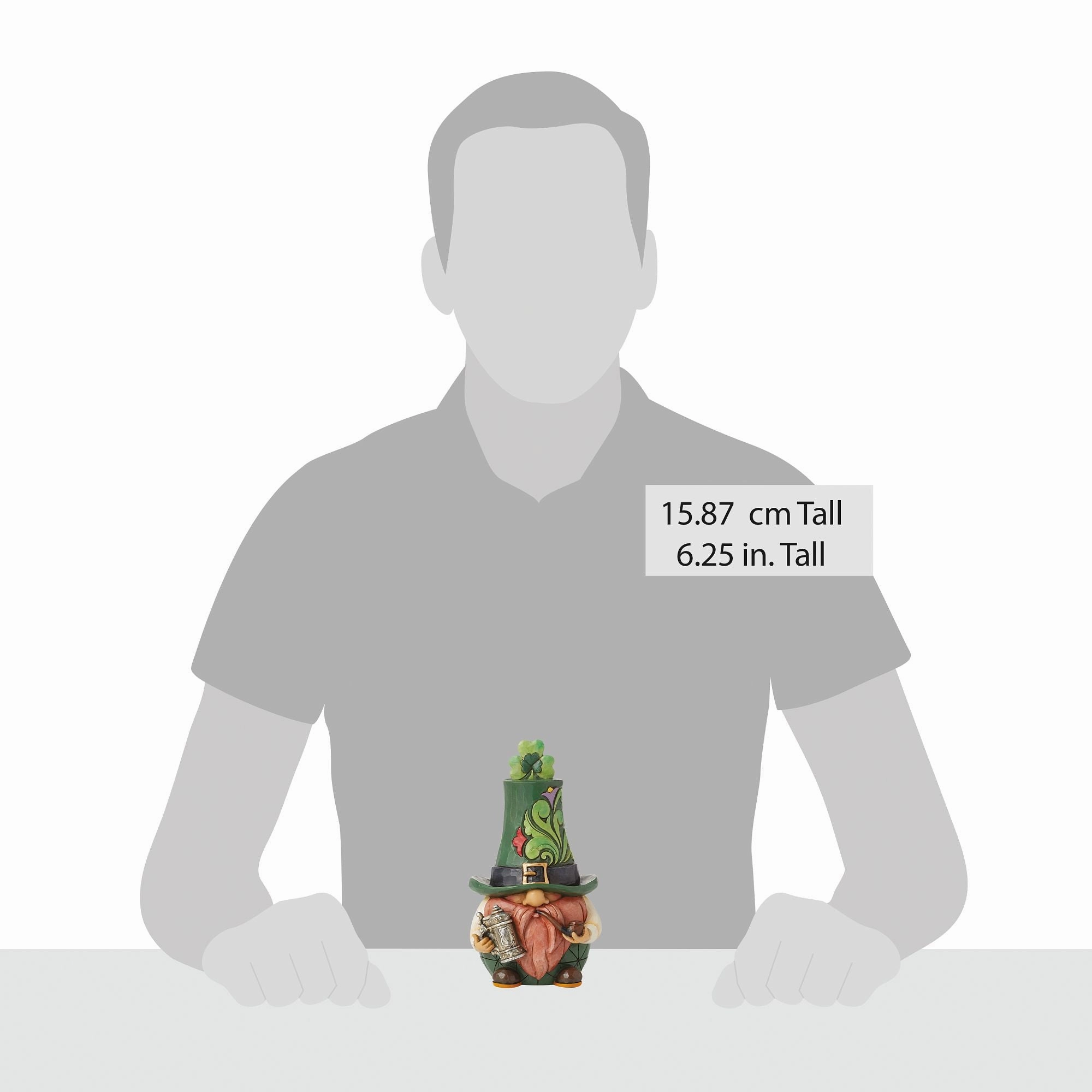 Leprechaun with Stein Figurine