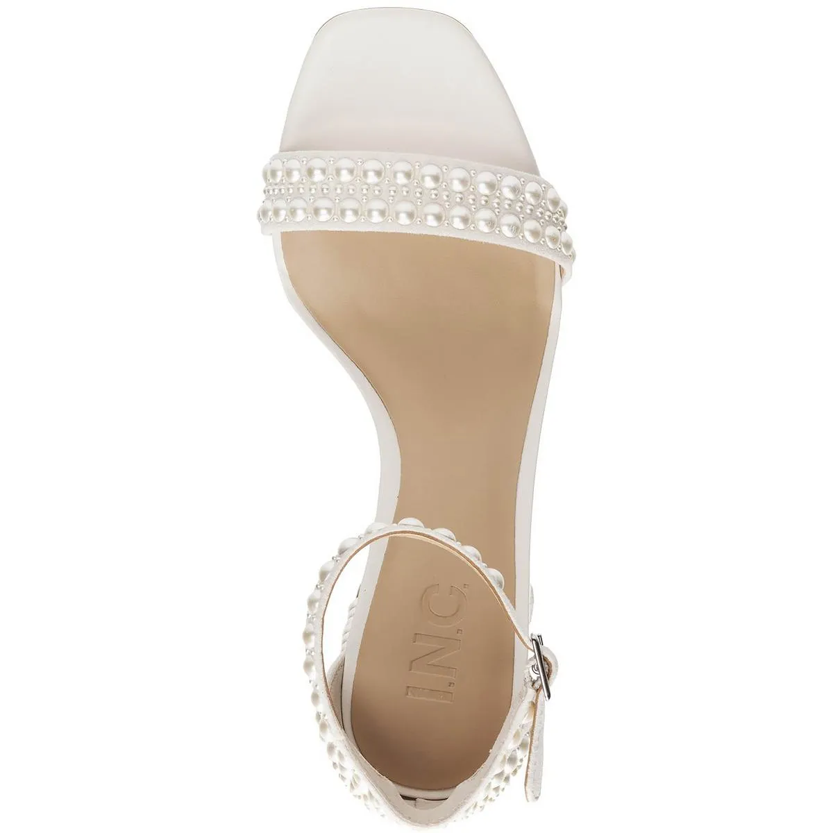 Lexini Womens Embellished Man Made Heels