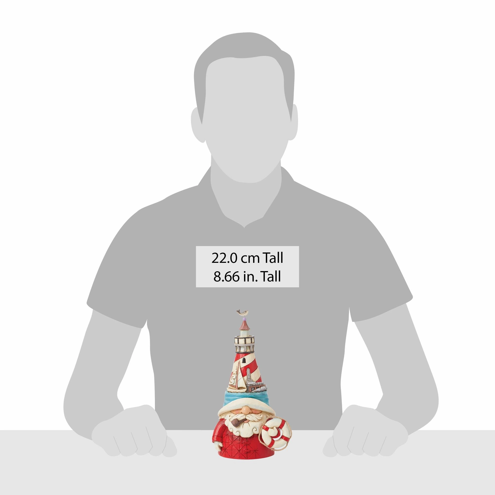 Lighthouse Hat Gnome Figurine