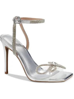 Liively Womens Rhinestone Bow Heels ecco Shoes