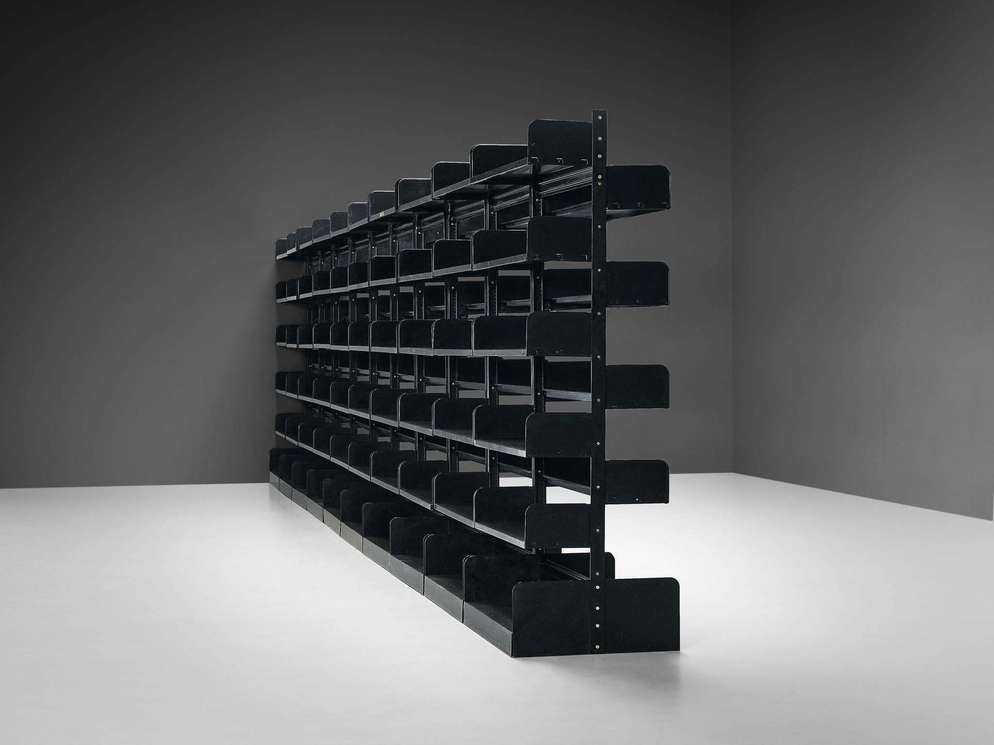 Lips Vago Library Wall of Ten 'Congresso' Bookcases