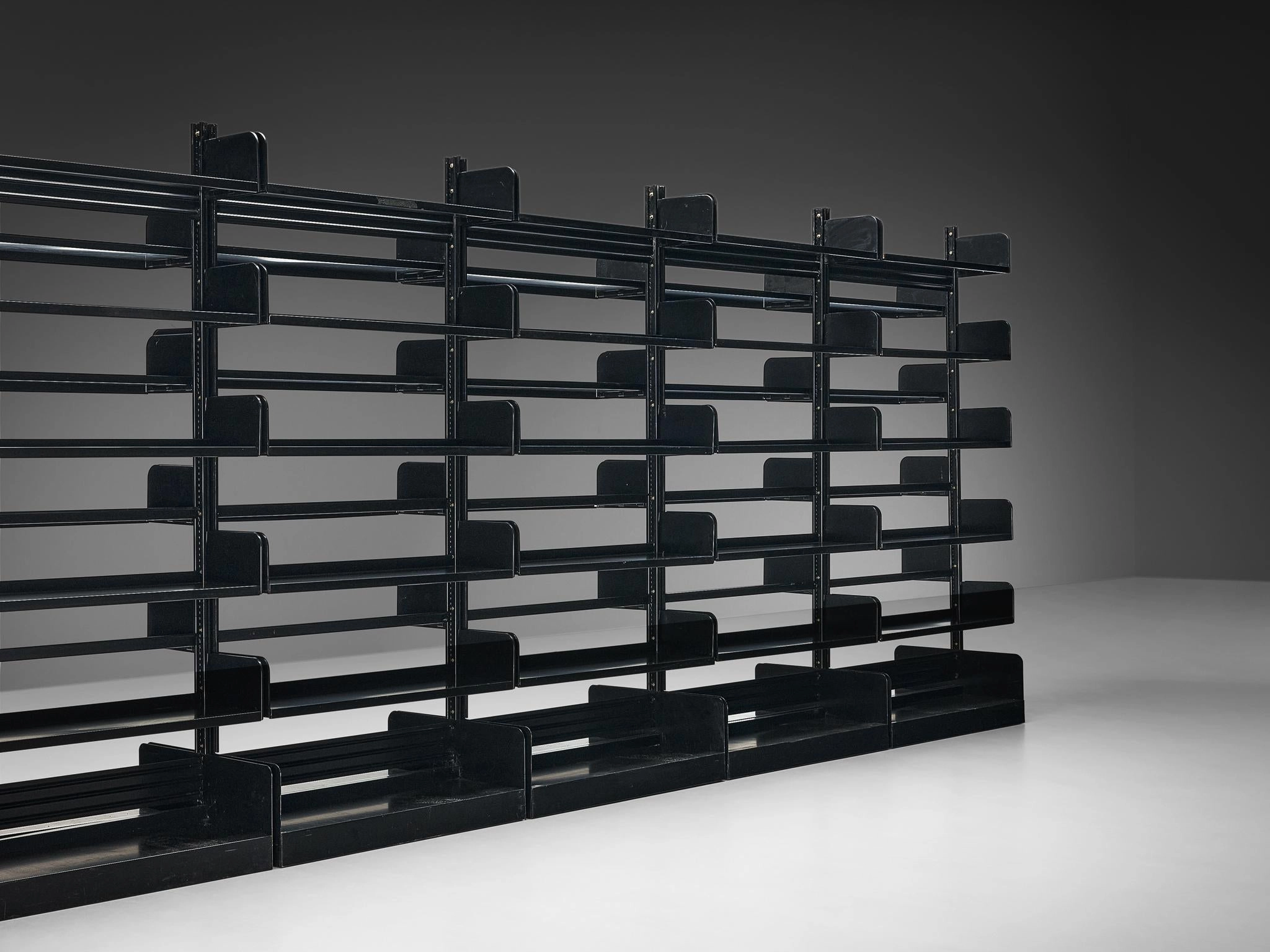 Lips Vago Library Wall of Ten 'Congresso' Bookcases