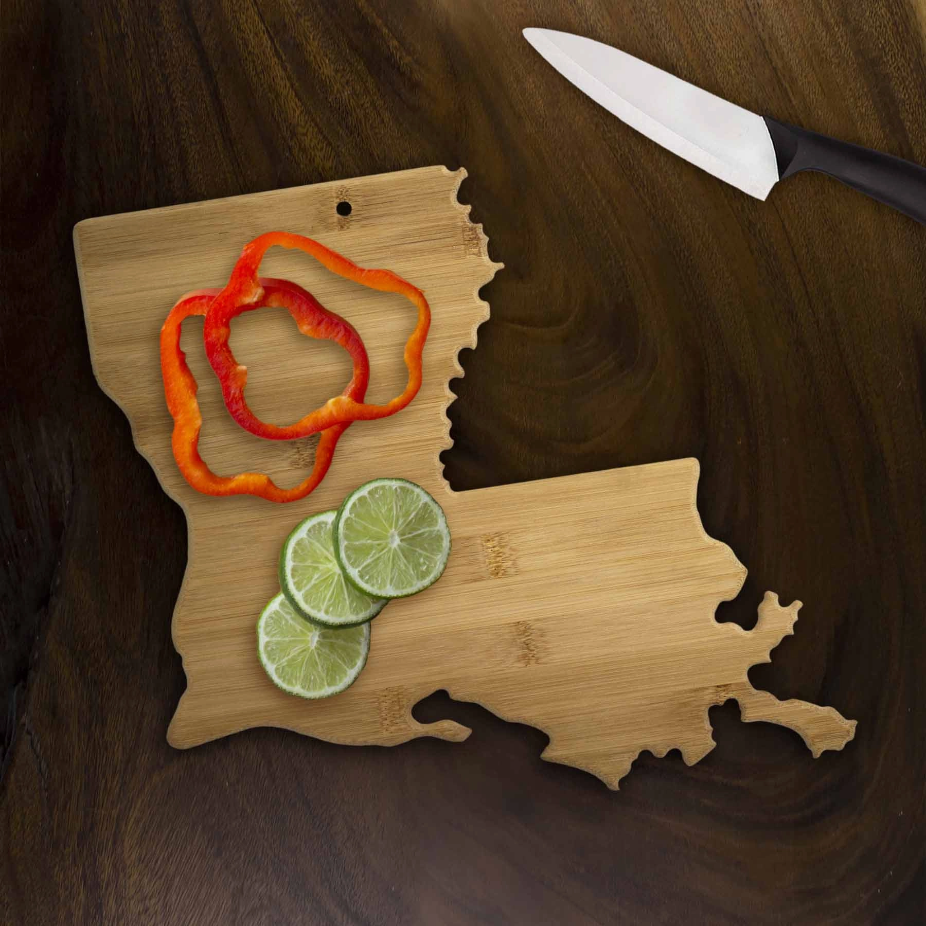 Louisiana Cutting Board, 13" x 12"