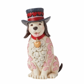 Love Themed Dog with Top Hat figurines,decorative figurines,home accents