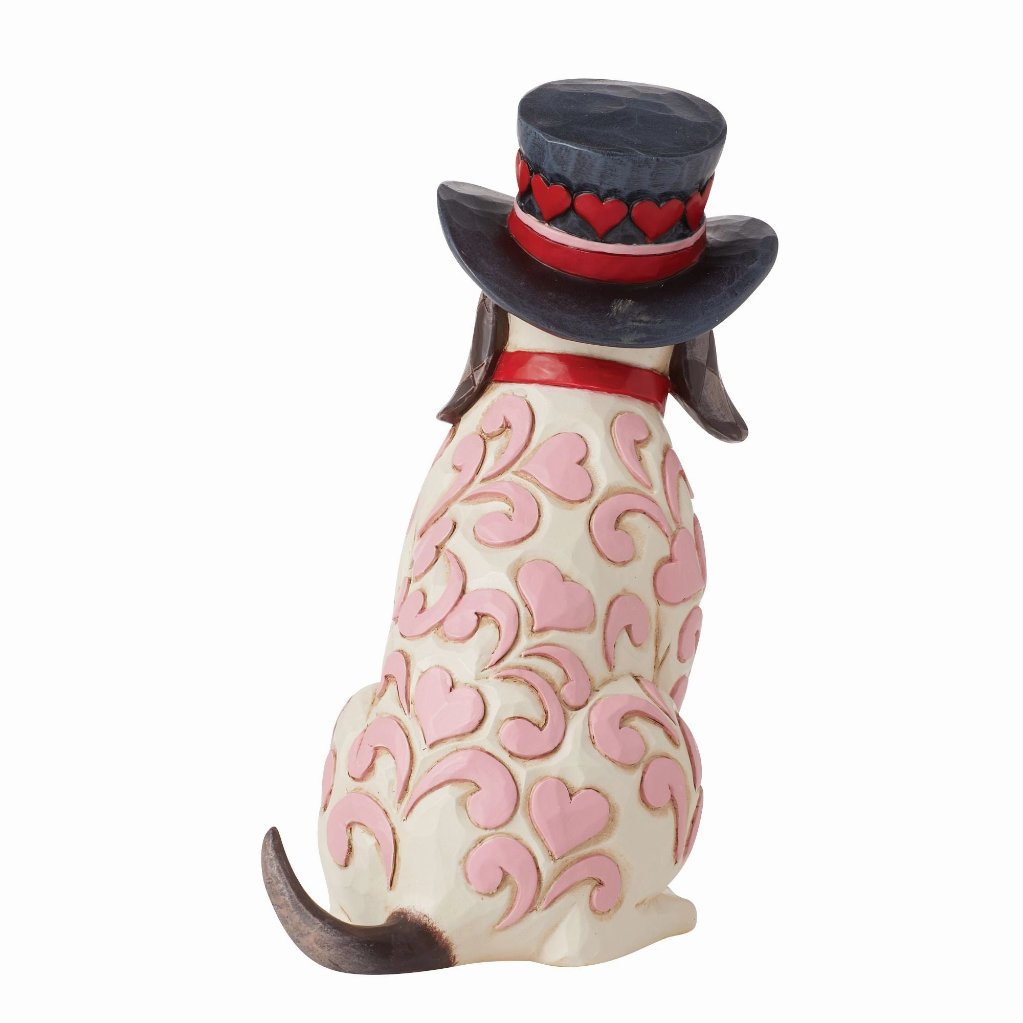 Love Themed Dog with Top Hat