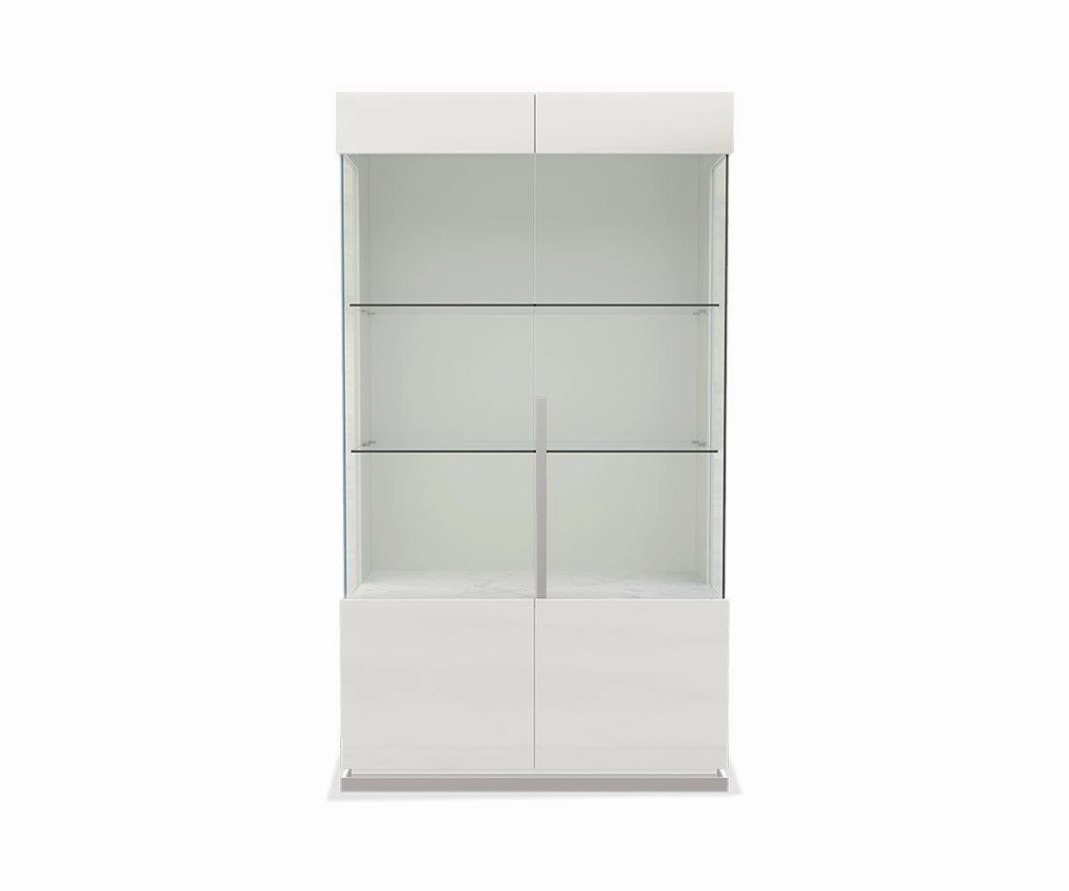 Luciana 2-Door Curio dining table,kitchen table,dining room furniture