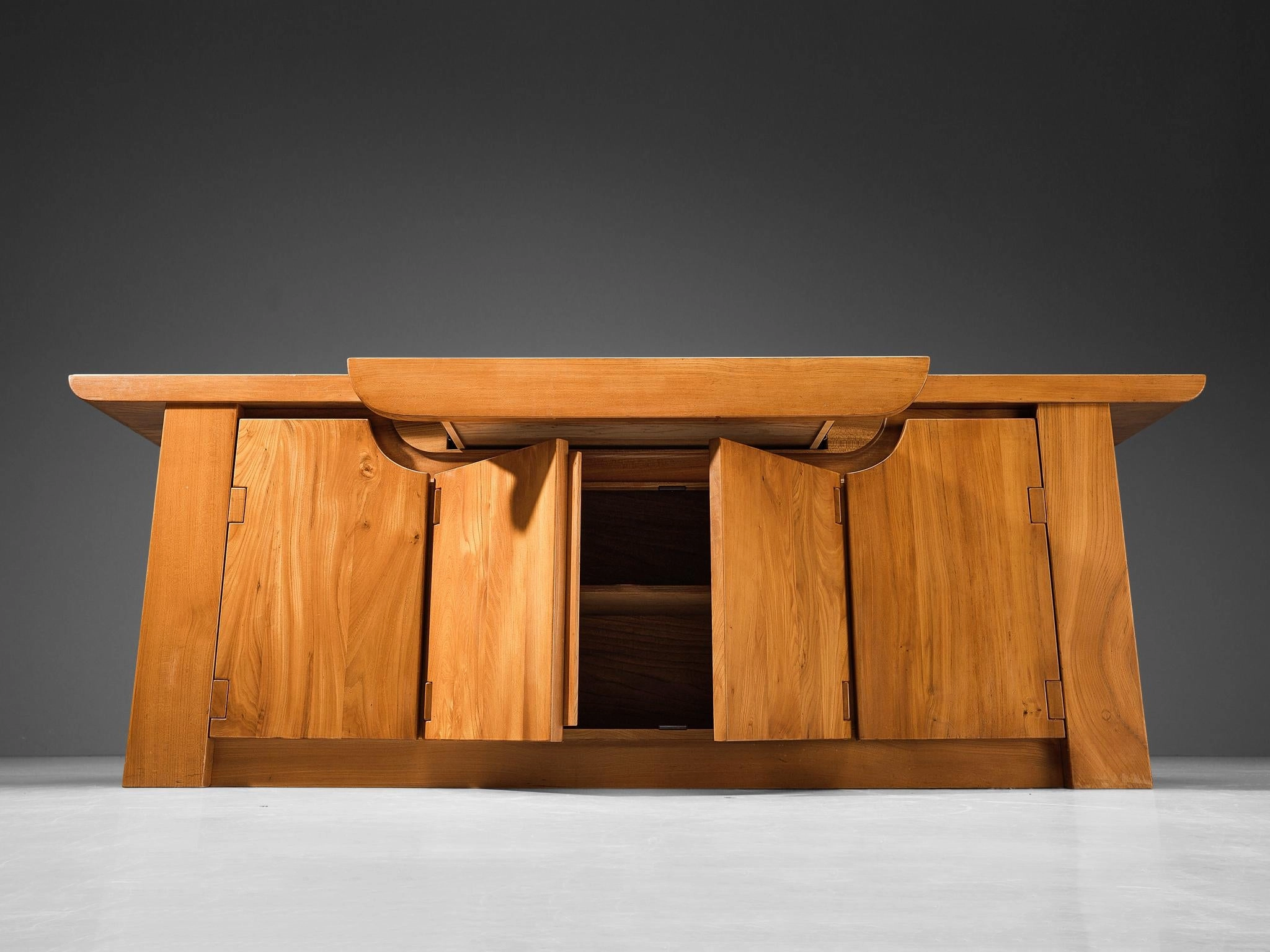 Luigi Gorgoni for Roche Bobois Sideboard in Solid Elm