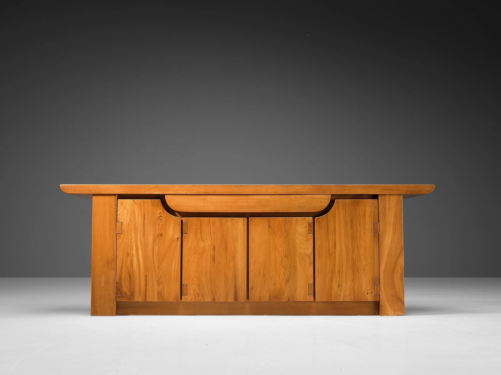 Luigi Gorgoni for Roche Bobois Sideboard in Solid Elm
