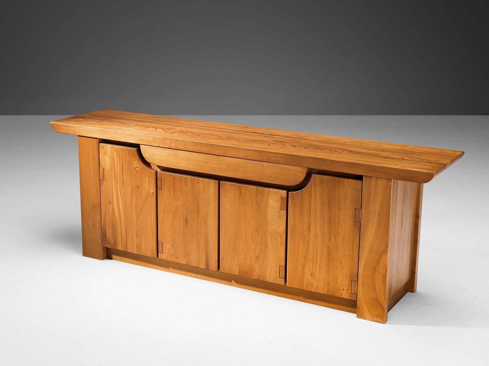 Luigi Gorgoni for Roche Bobois Sideboard in Solid Elm