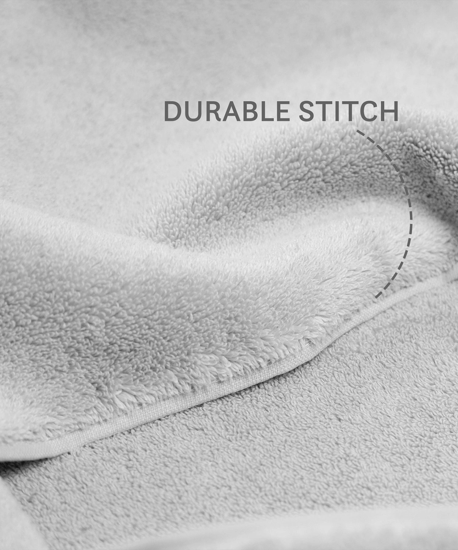 Luxury 2Pc Bath Towel Set , 625 Gsm, Grey