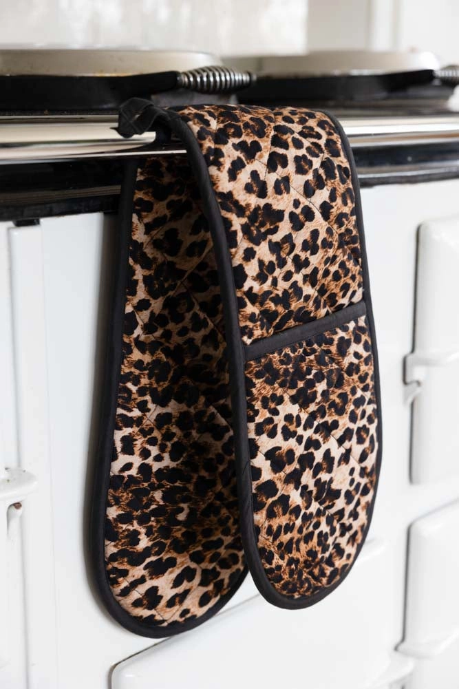 Luxury Leopard Print Oven Gloves kitchenware,kitchen essentials,cooking tools