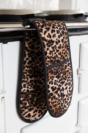 Luxury Leopard Print Oven Gloves kitchenware,kitchen essentials,cooking tools