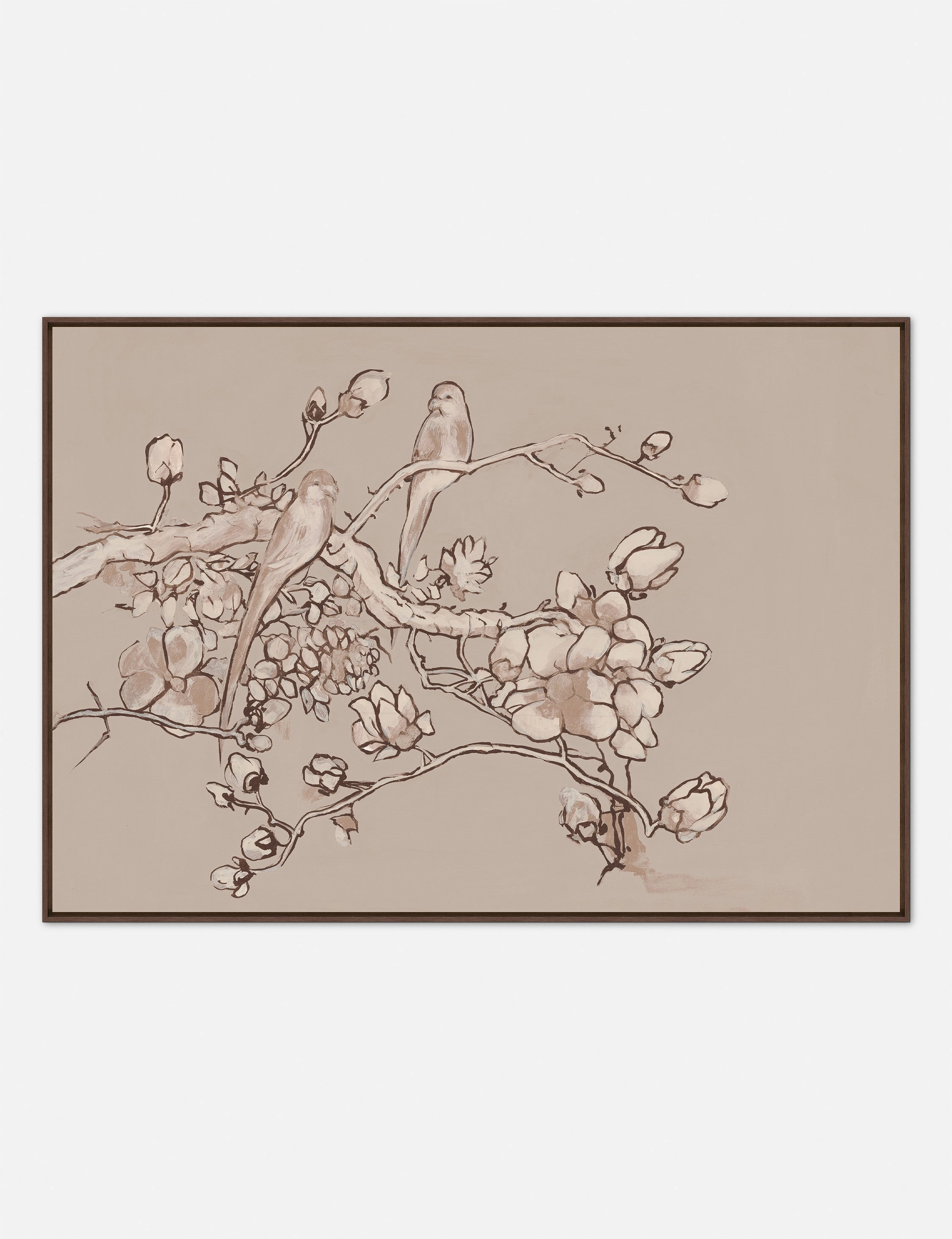 Magnolia Melody Wall Art by Maelani Blue wall art,canvas print,home wall decor