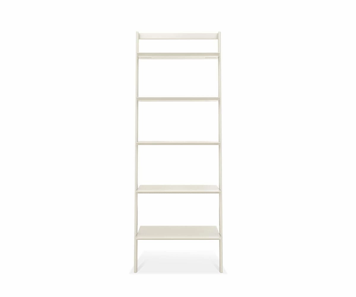 Magrit Wide Bookcase - White sofa,couch,living room furniture