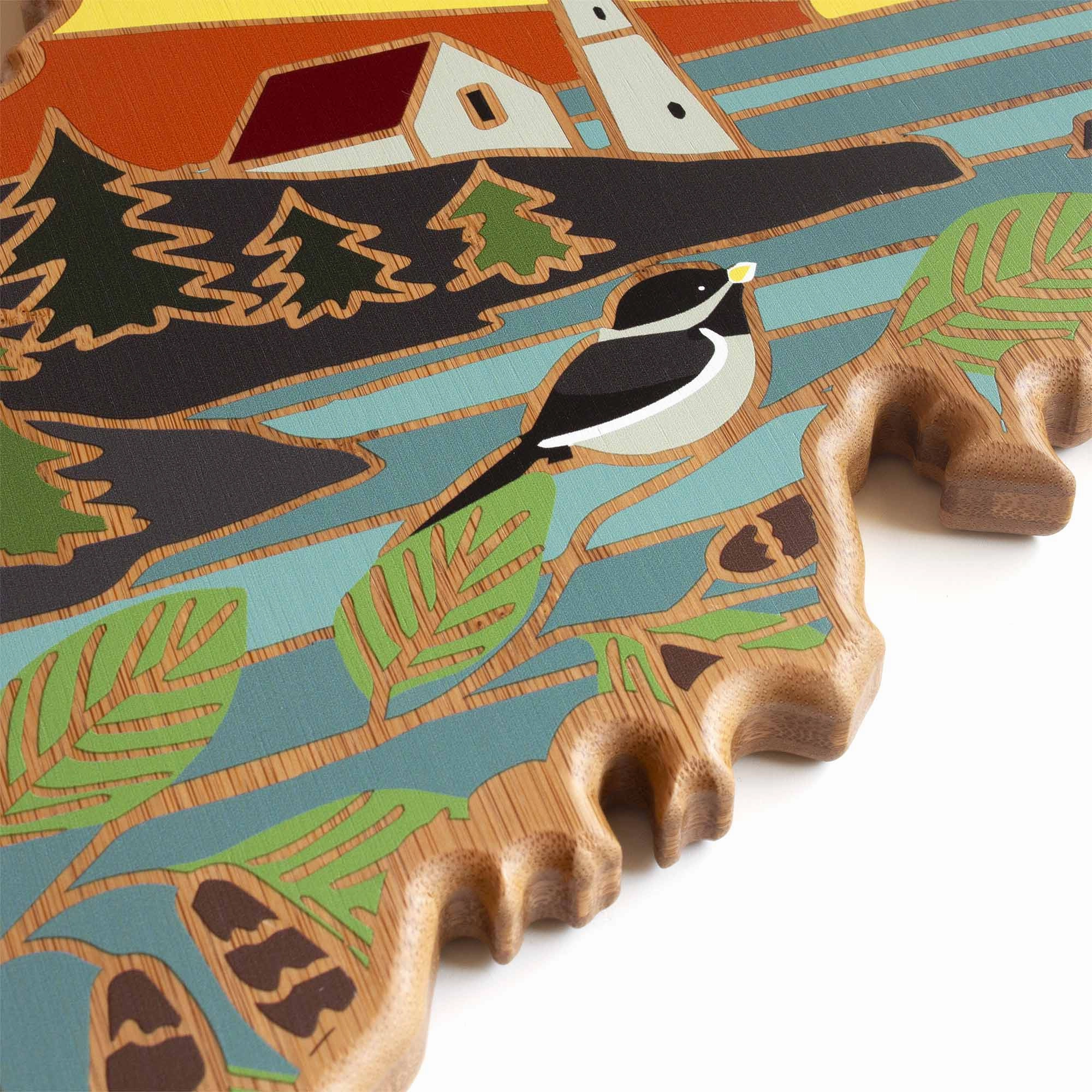 Maine Cutting Board with Artwork by Summer Stokes
