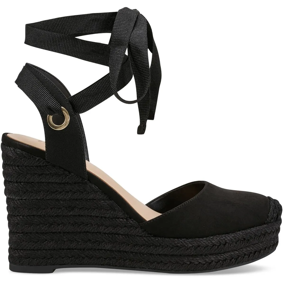 Maisie Womens Faux Suede Padded Insole Wedge Sandals ecco Shoes