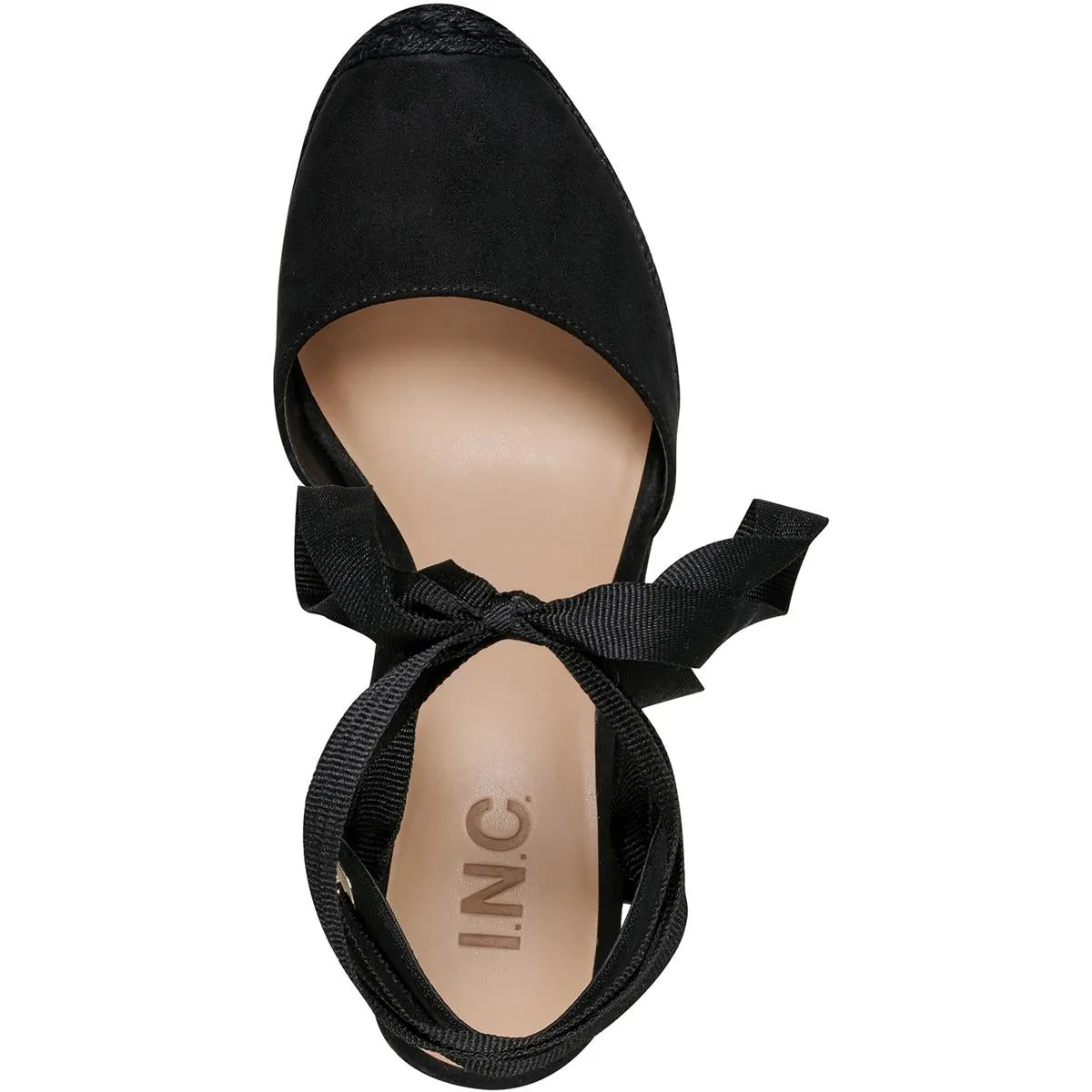 Maisie Womens Faux Suede Round Toe Platform Heels