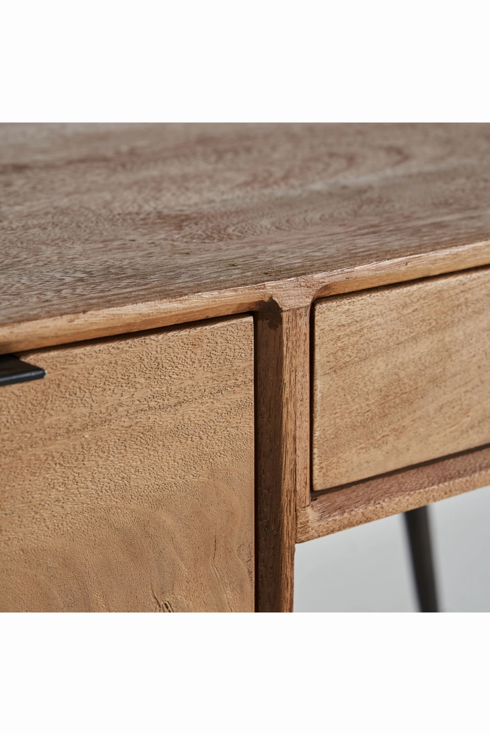 Mango Wood 3-Drawer Desk | Vical Home Sered
