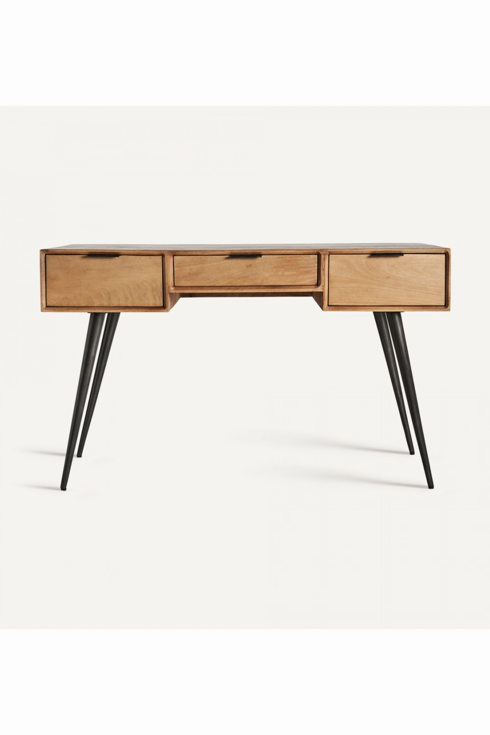 Mango Wood 3-Drawer Desk | Vical Home Sered desk,home desk,workstation