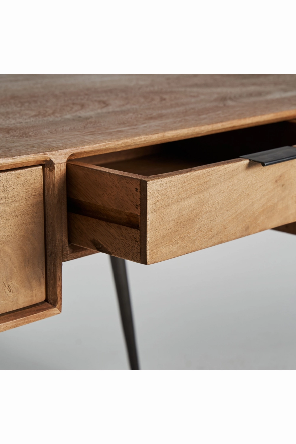 Mango Wood 3-Drawer Desk | Vical Home Sered