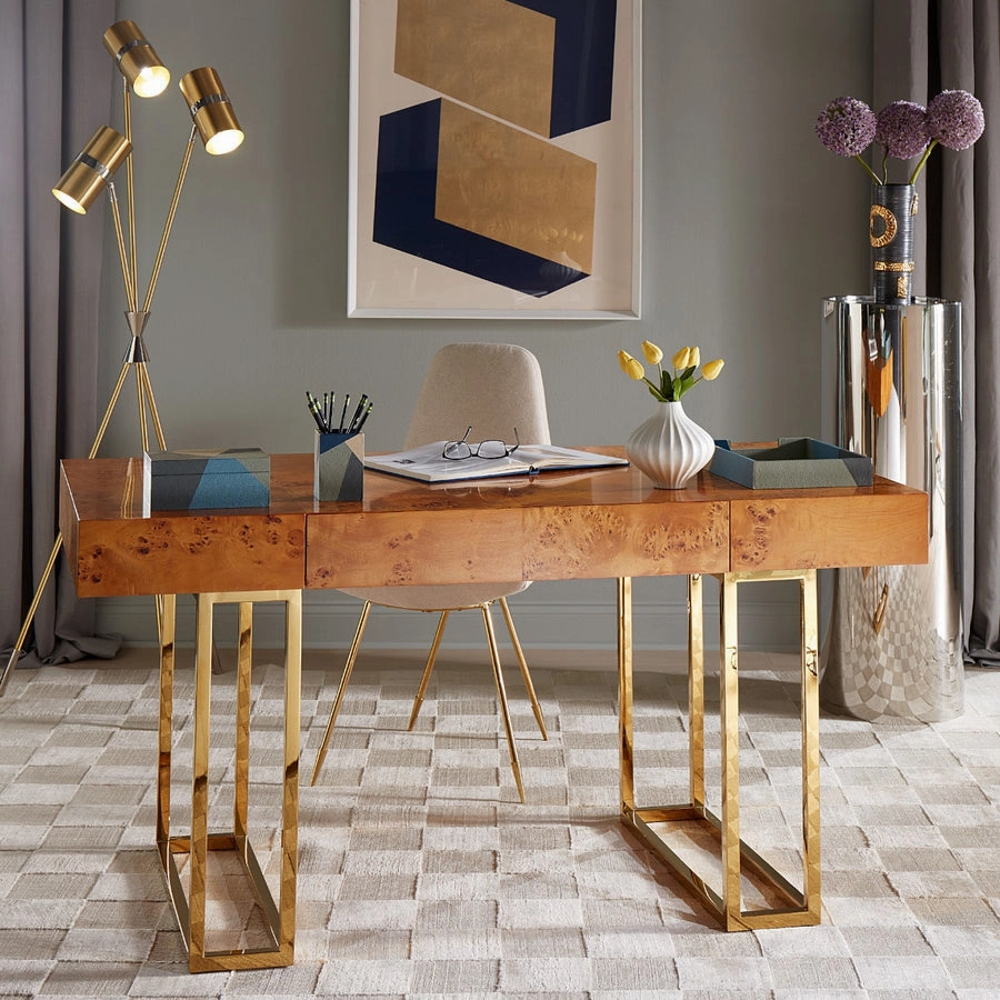 Mappa Wood Executive Desk | Jonathan Adler Bond