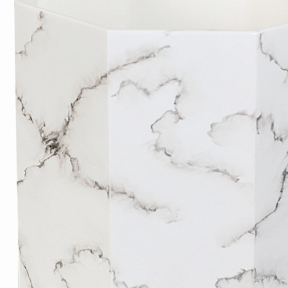 Marble Facet Toothbrush Holder