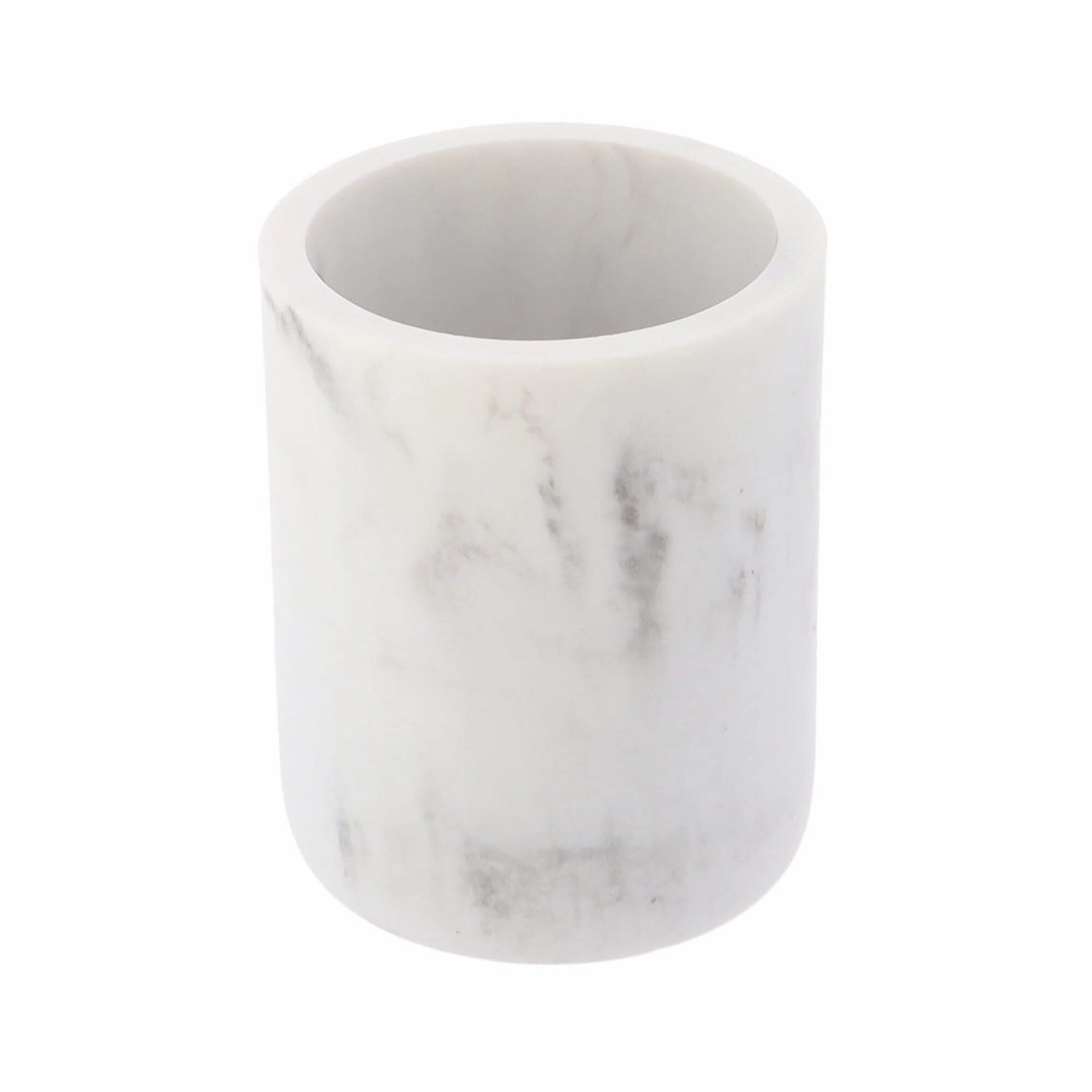 Marble Resin Toothbrush Holder - 2.10 L x 2.10 W x 3.8 H toothbrush holder,bathroom cup,bathroom organizer
