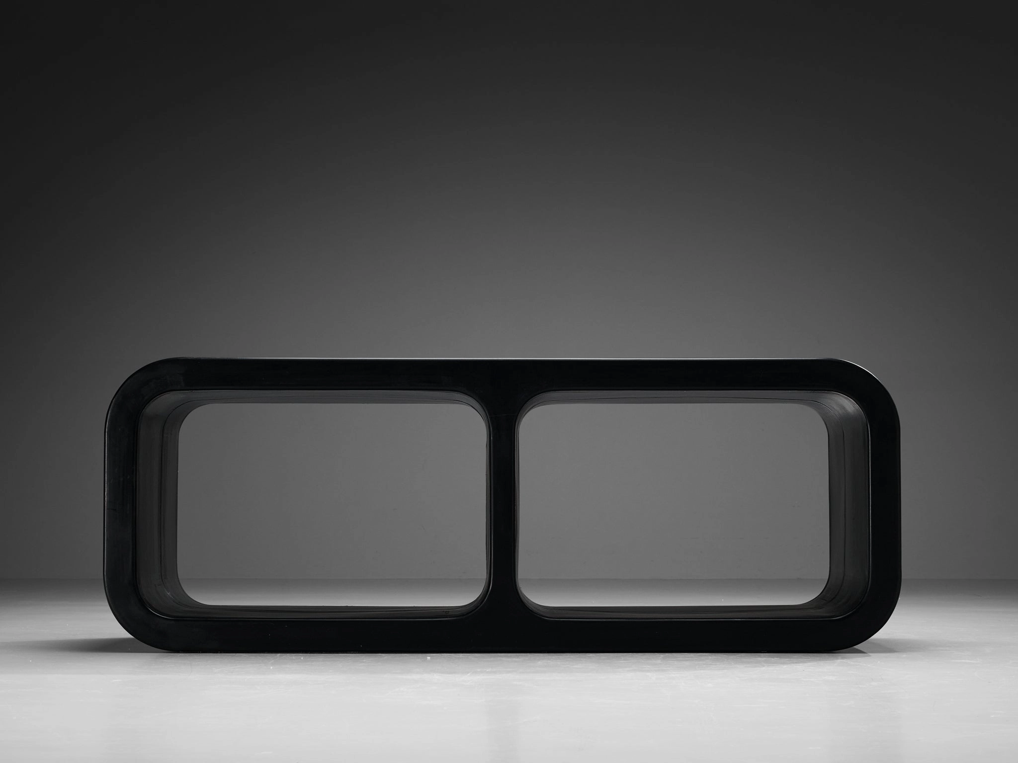 Marc Newson 'Kiss the Future' Sideboard in Black Molded Polypropylene