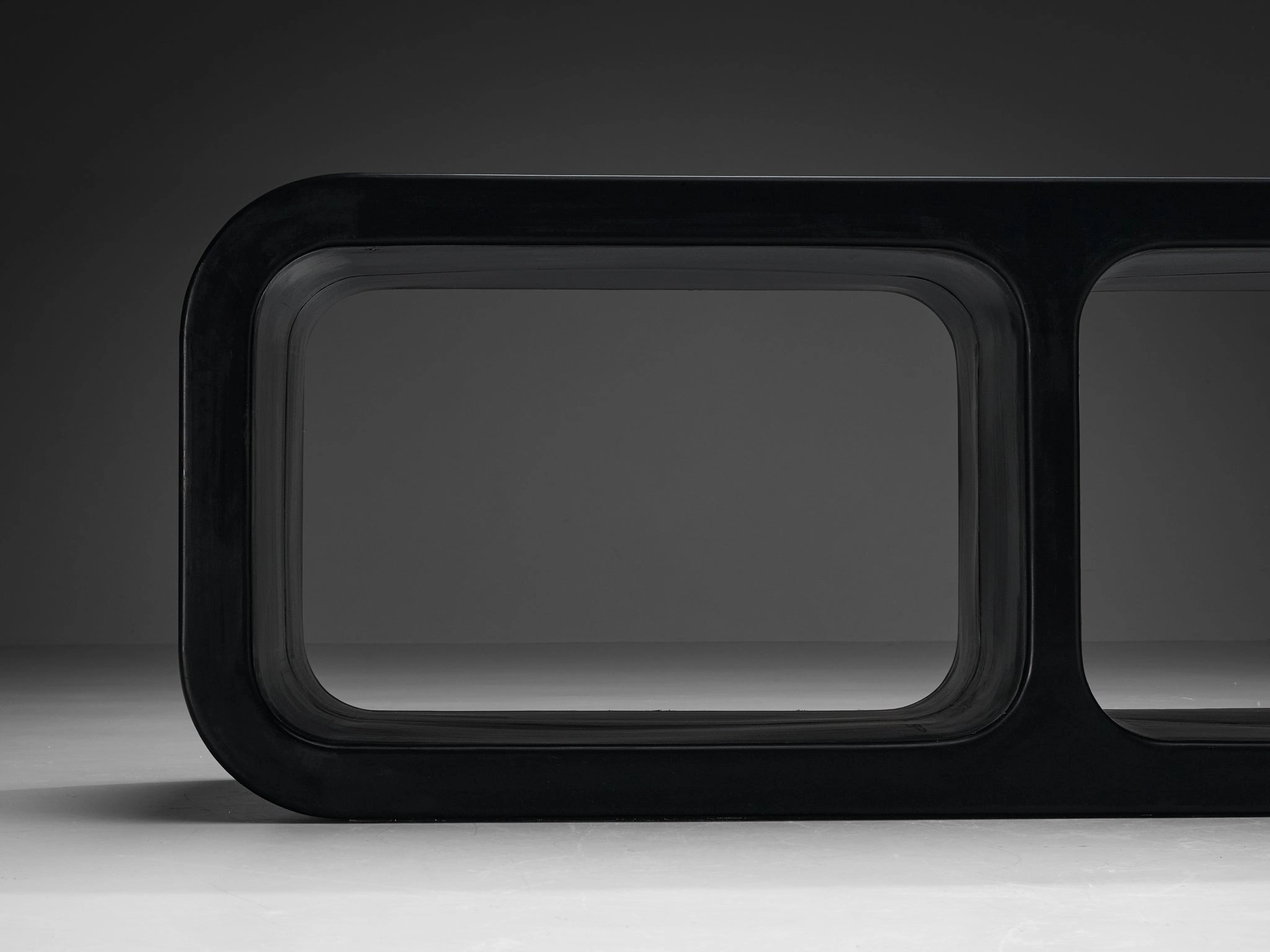 Marc Newson 'Kiss the Future' Sideboard in Black Molded Polypropylene