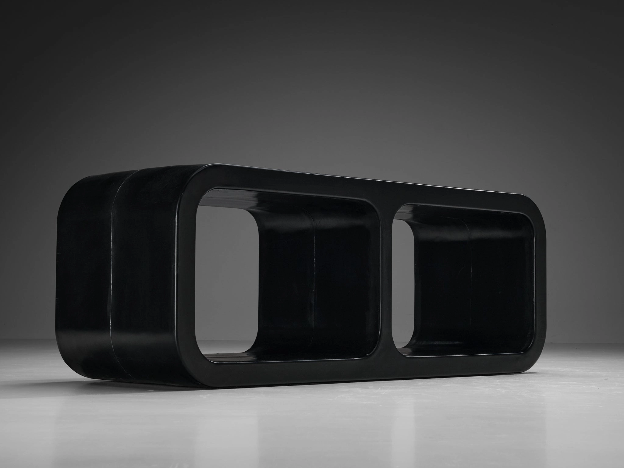 Marc Newson 'Kiss the Future' Sideboard in Black Molded Polypropylene
