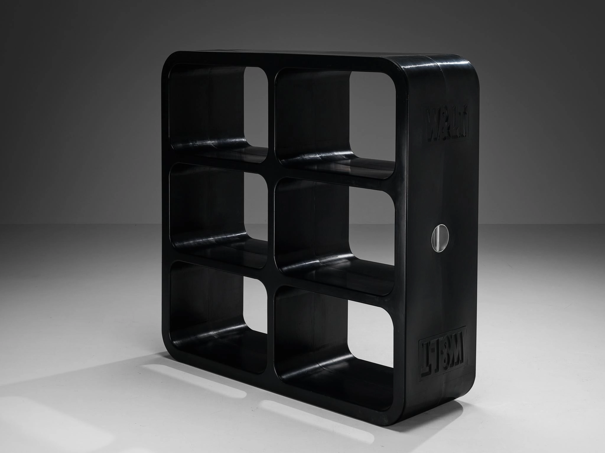 Marc Newson 'Kiss the Future' Storage Unit in Black Molded Polypropylene storage cabinet,organizer,furniture storage