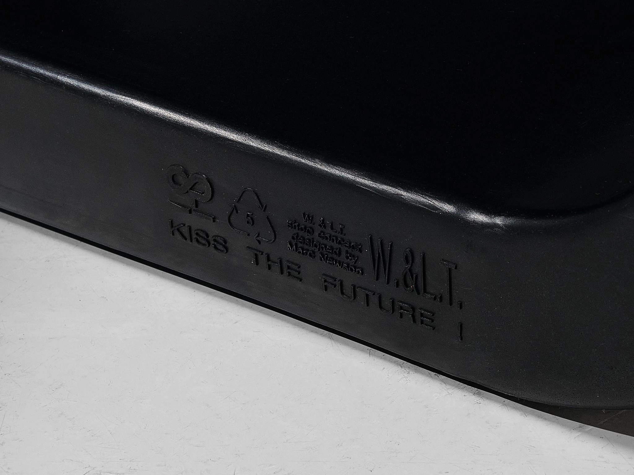 Marc Newson 'Kiss the Future' Storage Unit in Black Molded Polypropylene