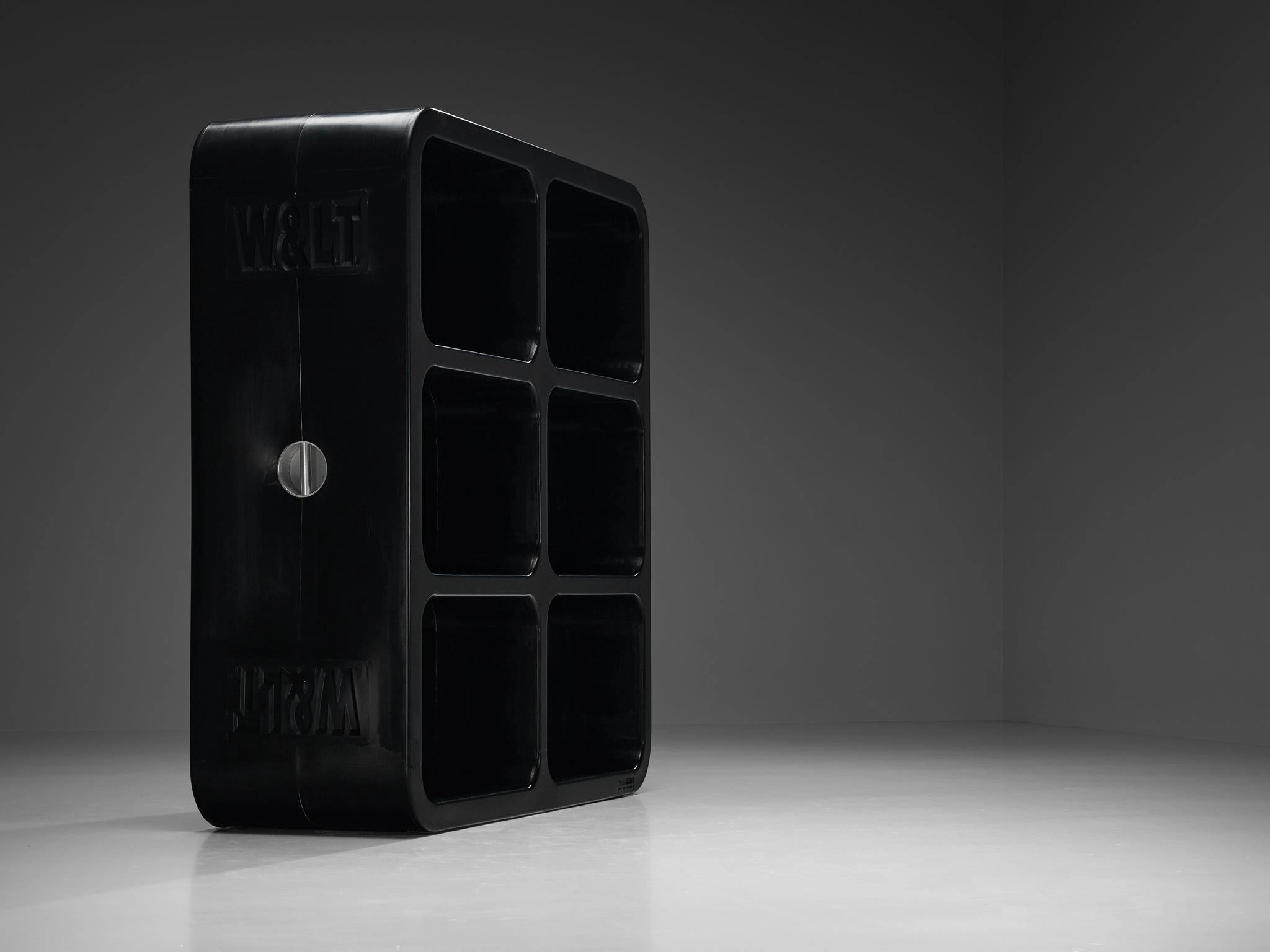 Marc Newson 'Kiss the Future' Storage Unit in Black Molded Polypropylene