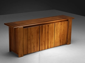Mario Marenco for Mobil Girgi 'Sapporo' Sideboard in Walnut storage cabinet,organizer,furniture storage
