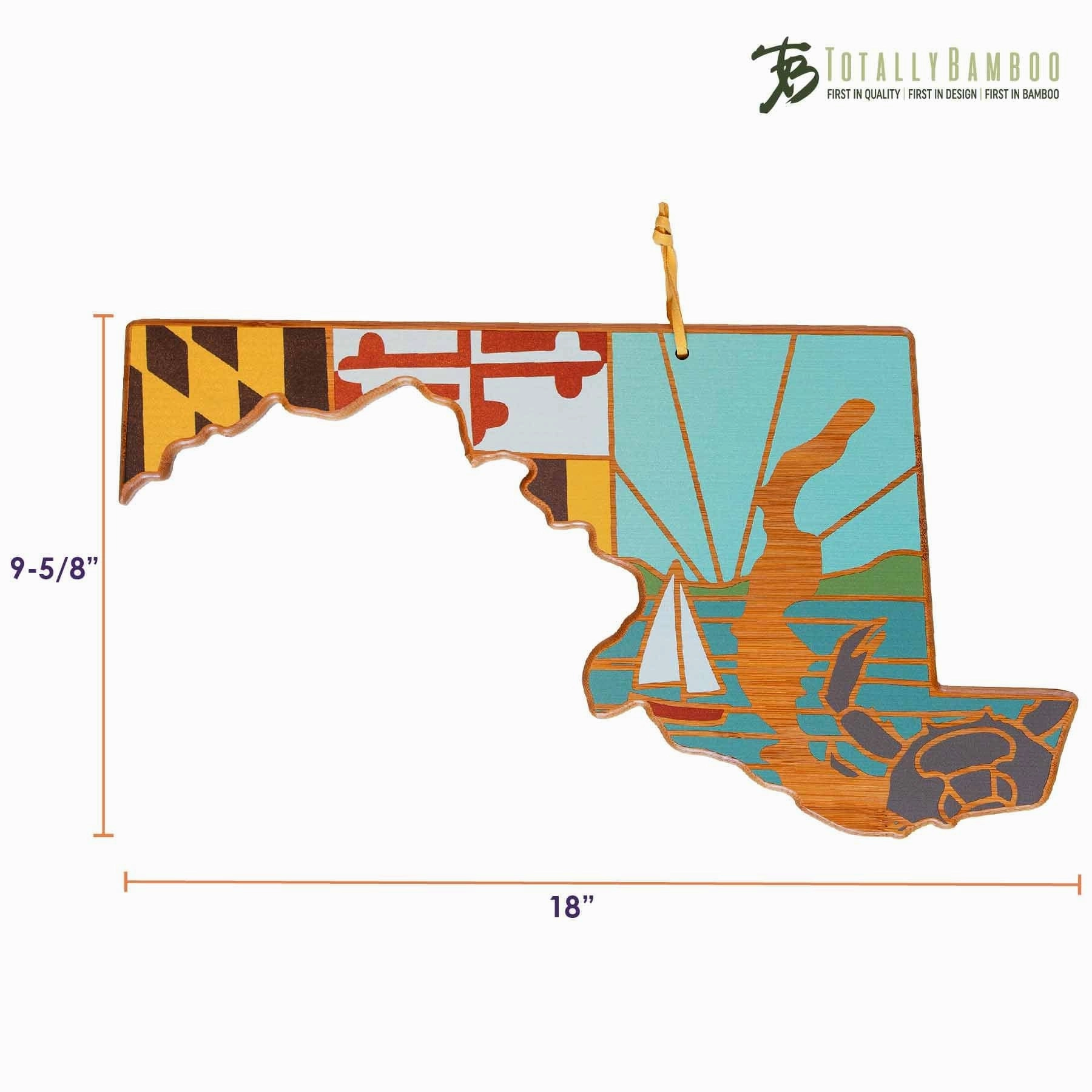 Maryland Cutting Board with Artwork by Summer Stokes