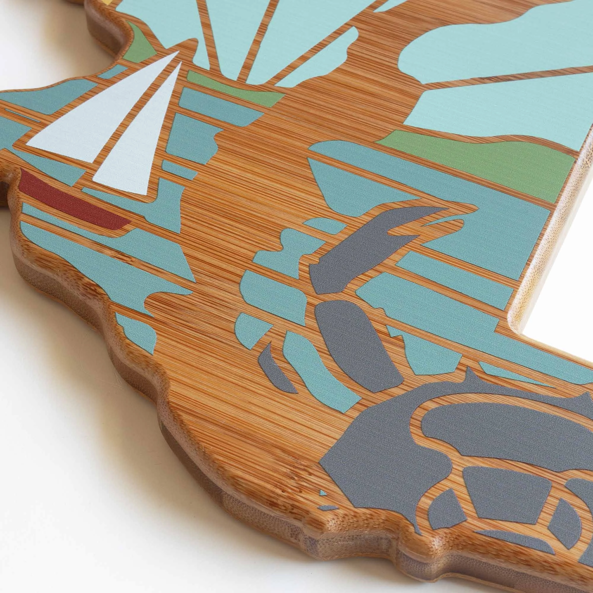 Maryland Cutting Board with Artwork by Summer Stokes