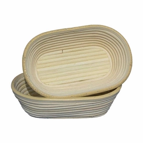 Matfer 118502 Banneton Proofing Basket, Oval, 9-1/2" x 6" baking tools,cake baking,kitchen gadgets