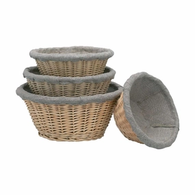 Matfer 118511 Banneton Lined Proofing Basket, Round, 9-1/2" baking tools,cake baking,kitchen gadgets