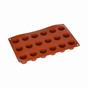 Matfer 257990 Gastroflex Mini Cannele Mold, Sheet of 18, 1-3/8" baking tools,cake baking,kitchen gadgets