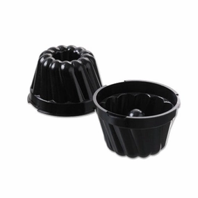 Matfer 345638 Exoglass Kugelhopf Mold, 3-3/4" dia., Pack of 6 baking tools,cake baking,kitchen gadgets