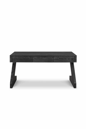 Matte Black Ash Desk | Liang & Eimil Zeta desk,home desk,workstation