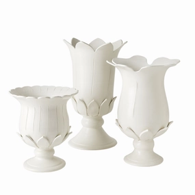 Matte White Blossom Vases vase,flower vase,home decoration