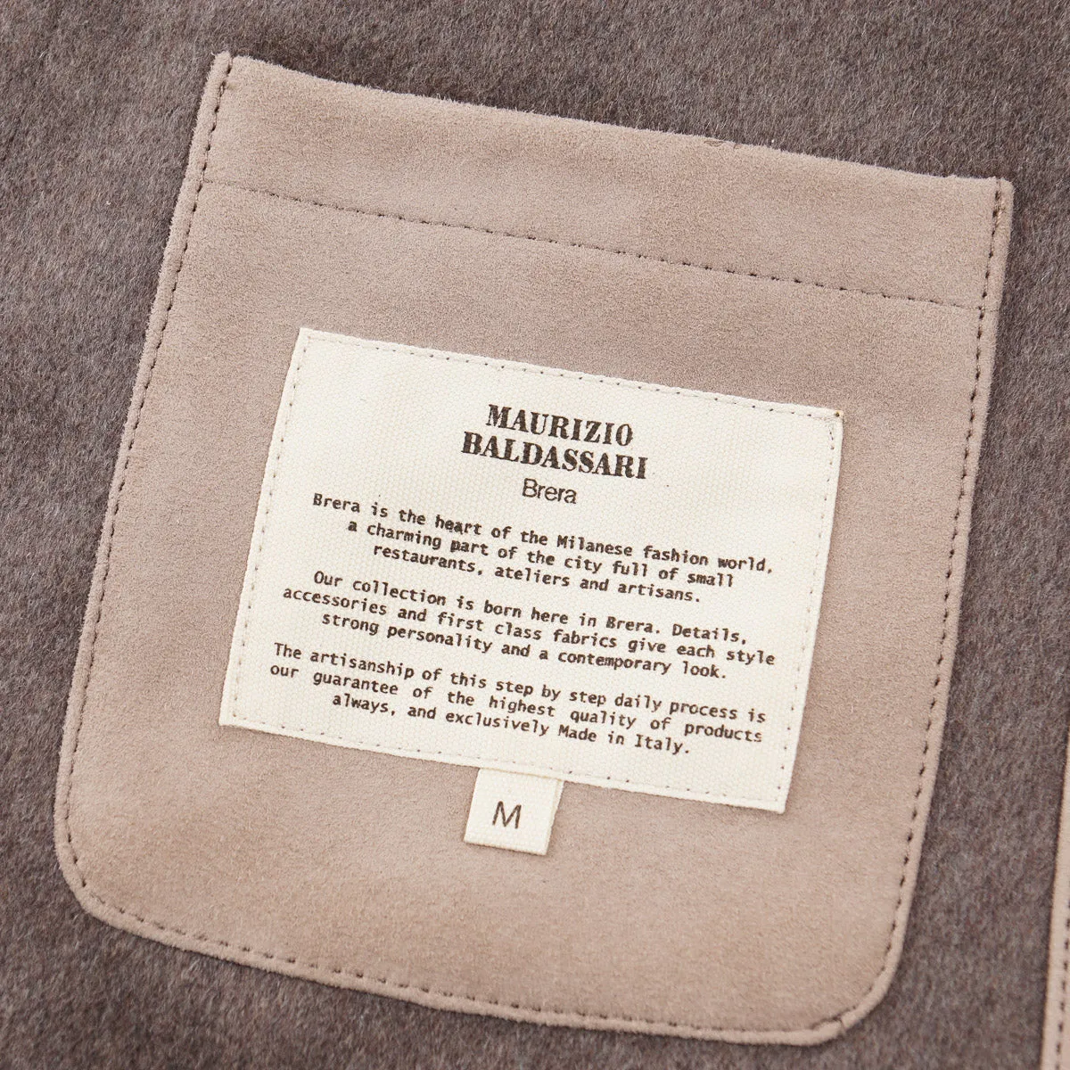 Maurizio Baldassari Cashmere-Lined Suede Jacket Clothing_Maurizio-Baldassari