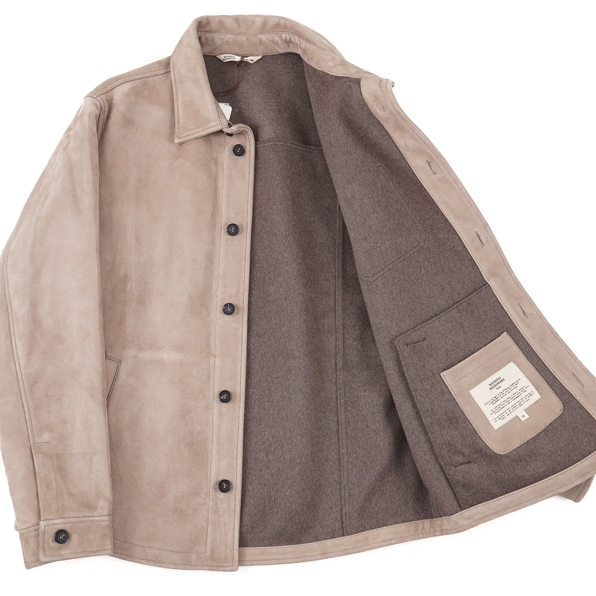 Maurizio Baldassari Cashmere-Lined Suede Jacket Clothing_Maurizio-Baldassari