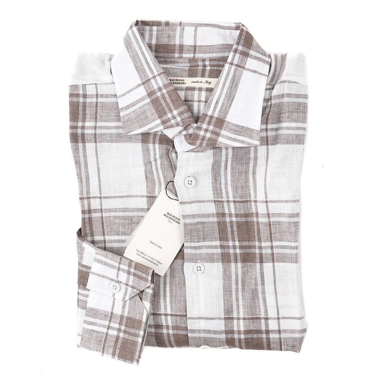 Maurizio Baldassari Classic-Fit Linen Shirt Clothing_Maurizio-Baldassari