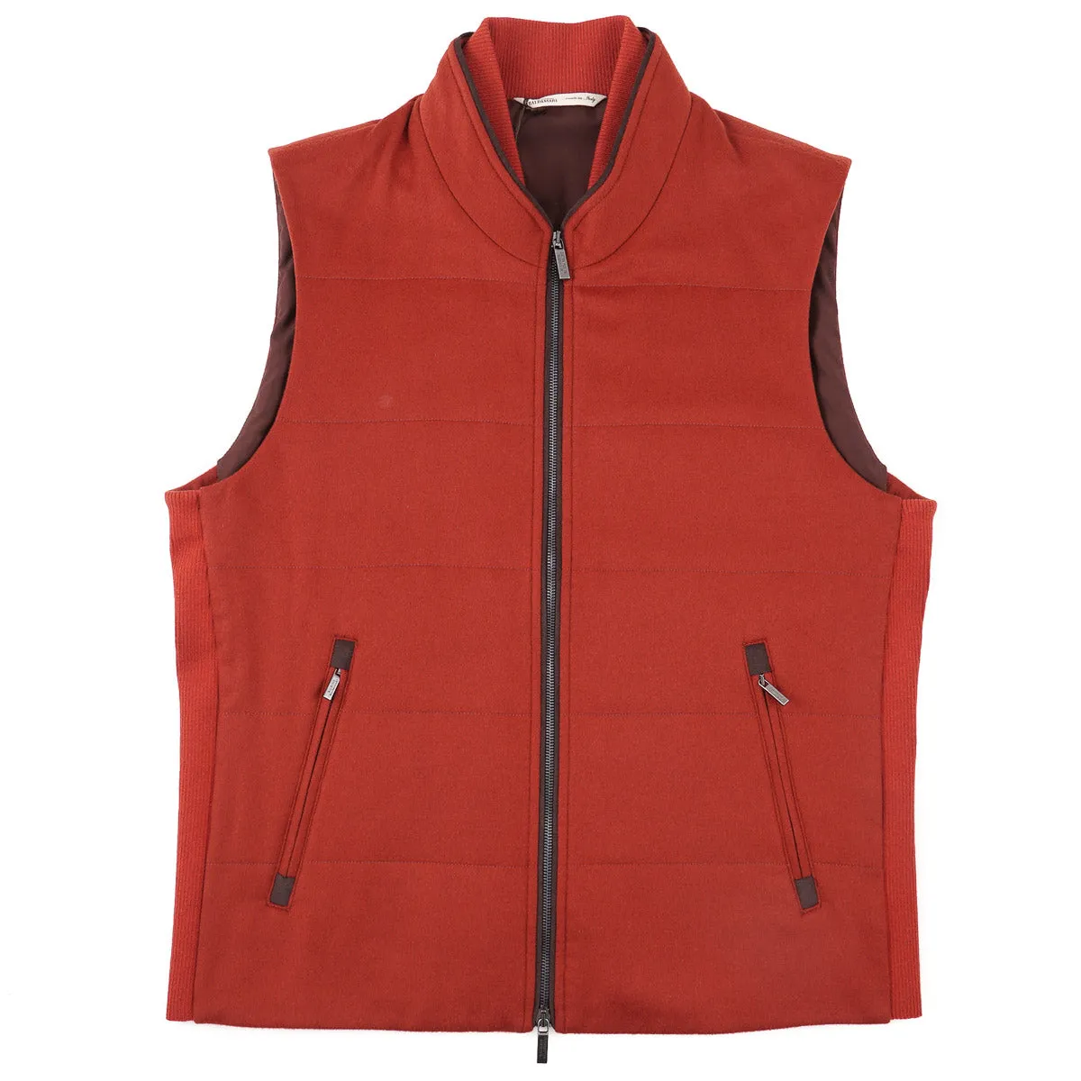 Maurizio Baldassari Flannel Cashmere 'Arena' Vest Clothing_Maurizio-Baldassari