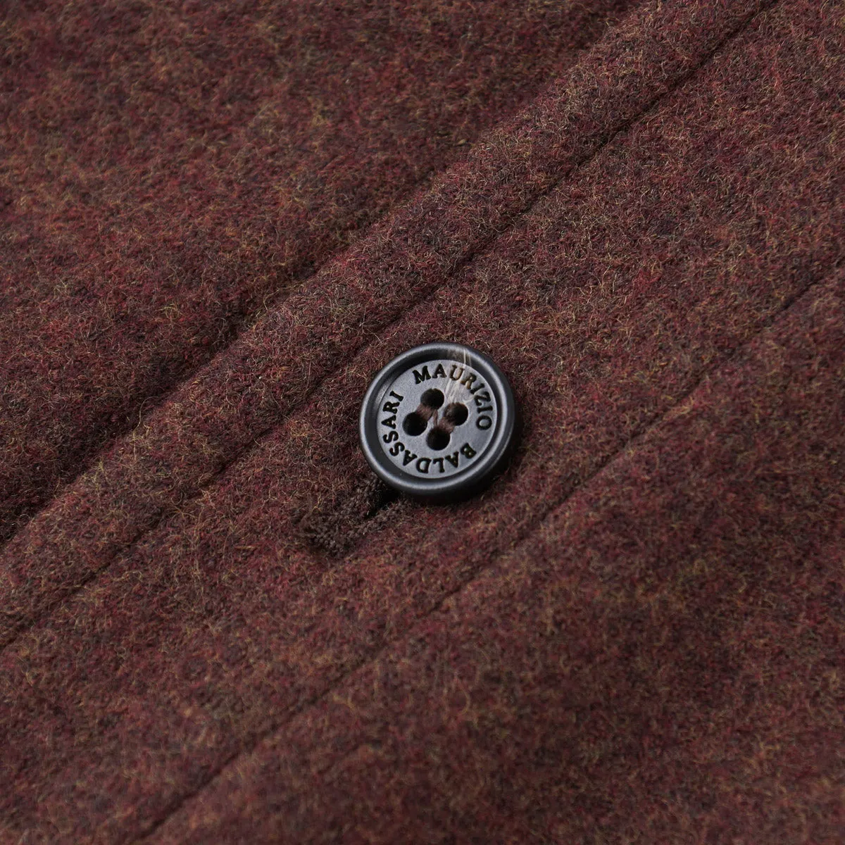 Maurizio Baldassari Flannel Wool Overshirt Clothing_Maurizio-Baldassari