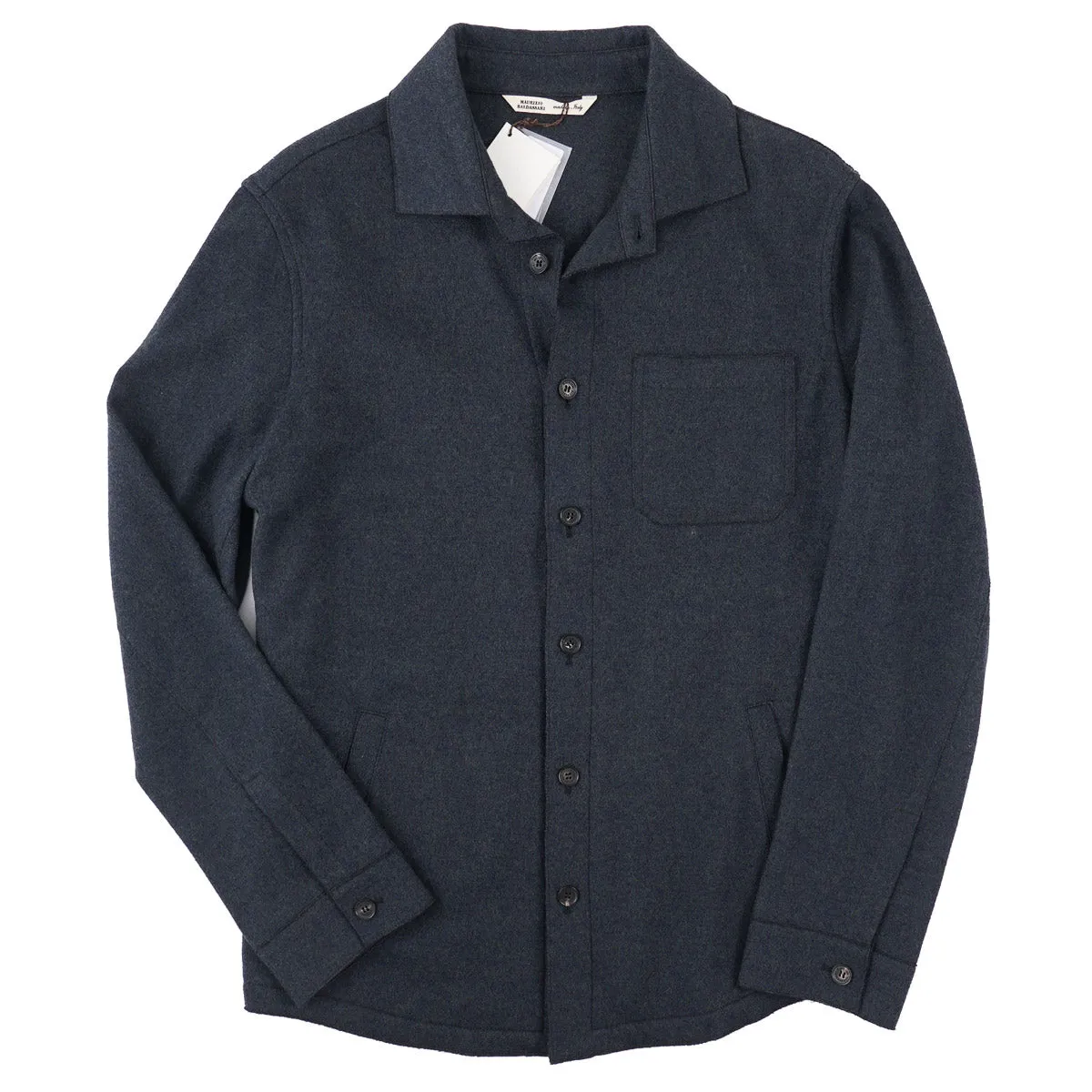 Maurizio Baldassari Flannel Wool Overshirt Clothing_Maurizio-Baldassari